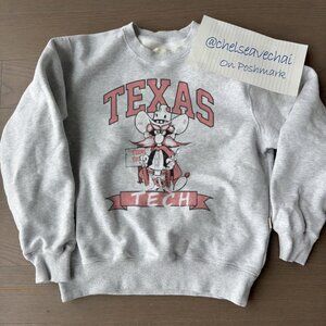 Vintage Texas Tech Red Raiders Sweatshirt Texas Tech University Football Shirt